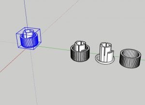 Porsche 944S Fan Knob
