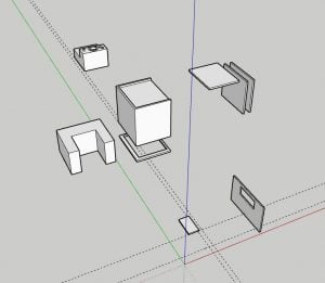 Scale Model Camper Trailer